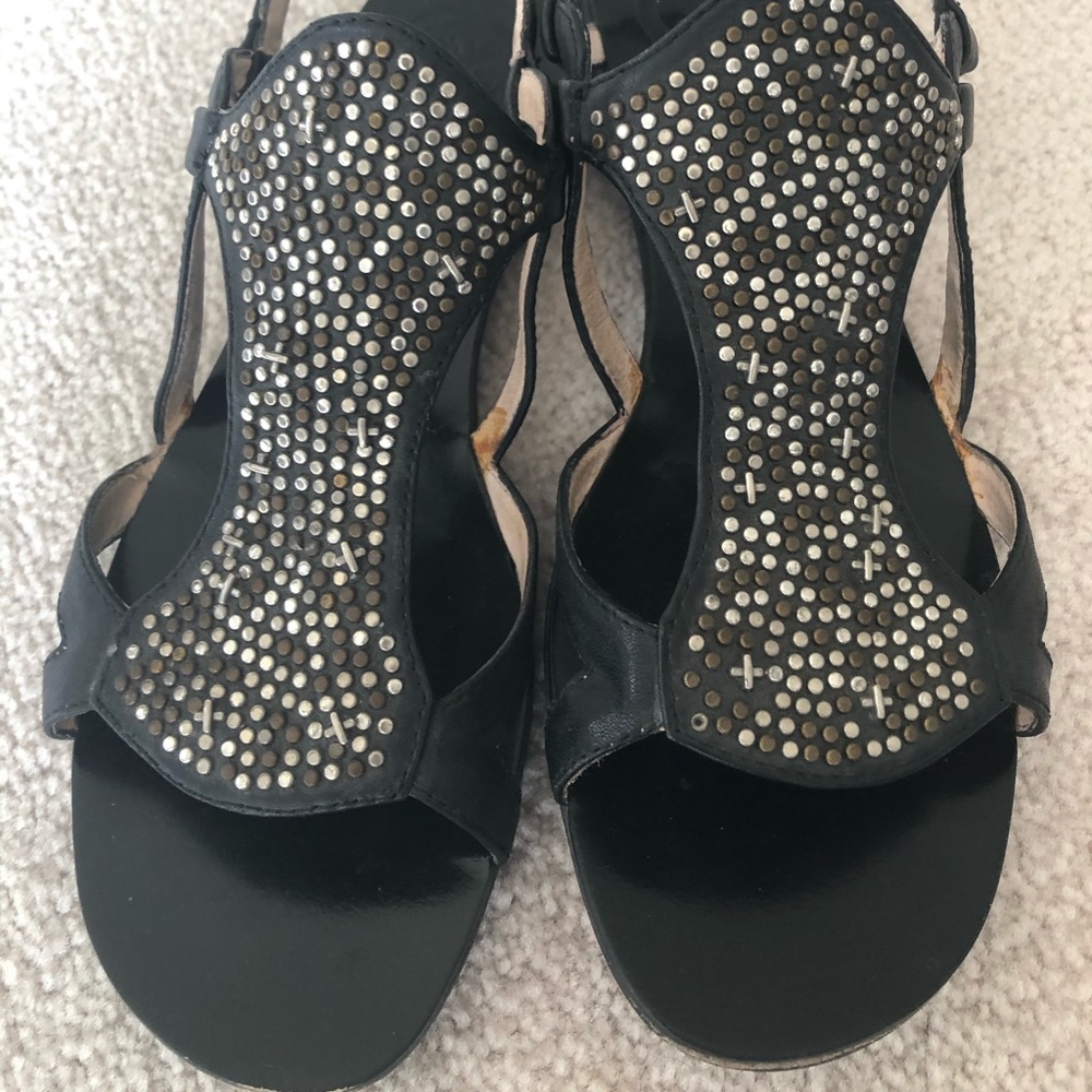 Modern Vintage Flat Leather Gladiator Sandals